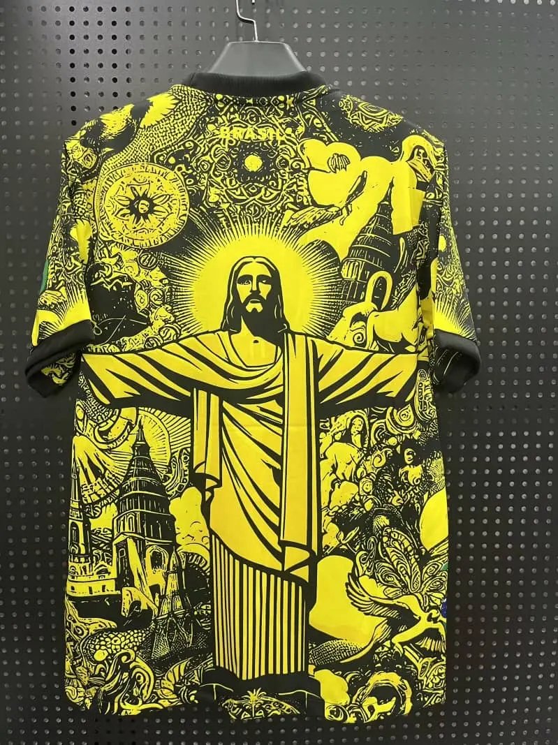 Maillot 24/25 Brésil Jaune Spécial jerseynts