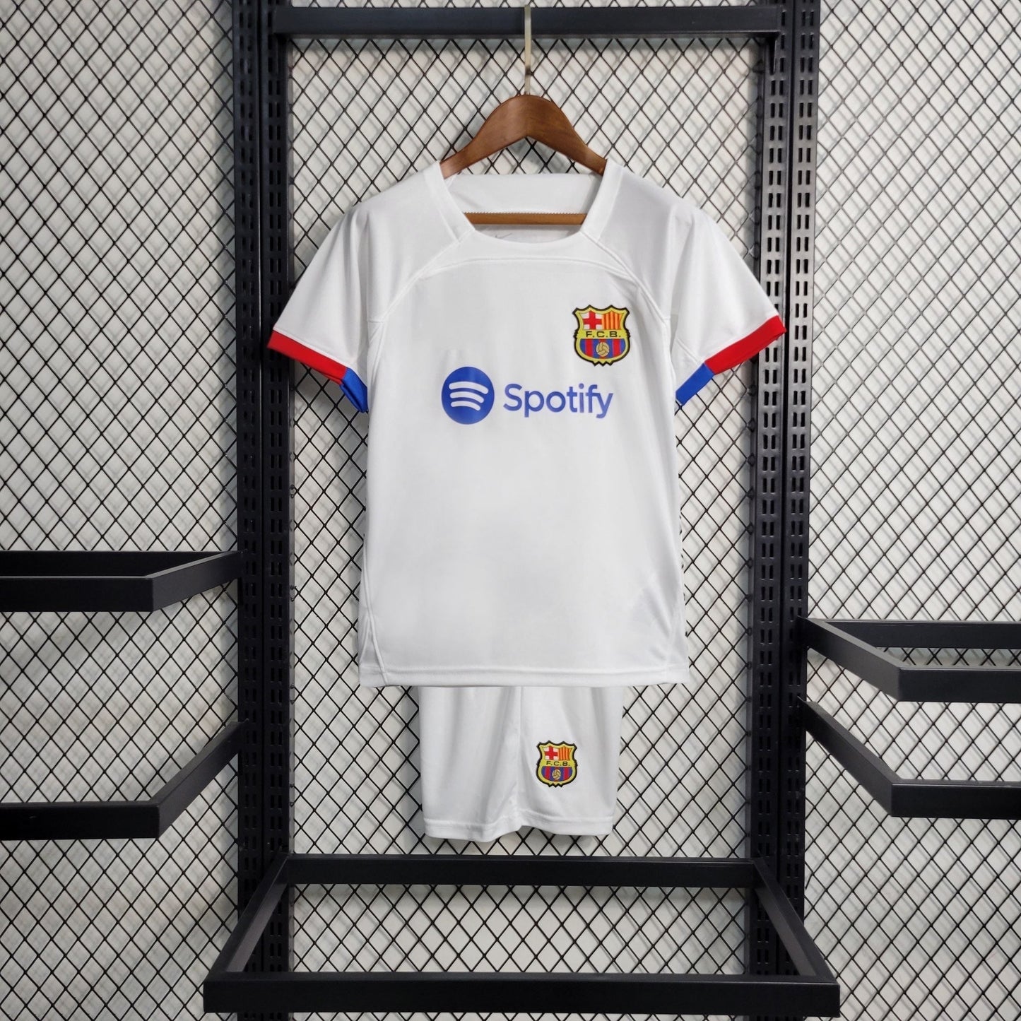 FC Barcelone maillot Extérieur ensemble Enfant 2023 2024 jerseynts