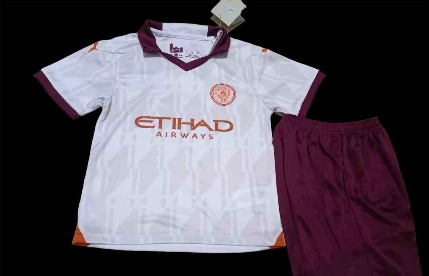 Manchester City maillot Extérieur ensemble Enfant 2023 2024 jerseynts