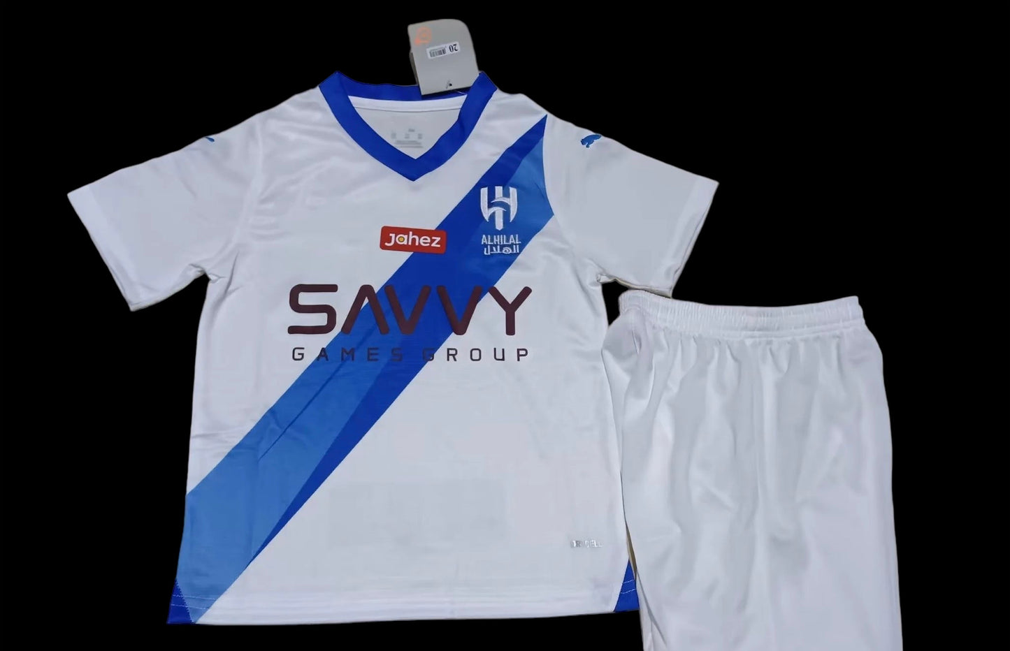 Arabie Saoudite Al-Hilal maillot Extérieur ensemble Enfant 2023 2024 jerseynts