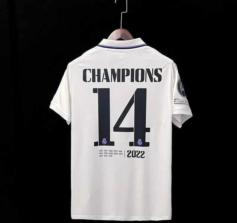 Real Madrid domicile Édition vainqueurs 14 Ligue Des Champions 2022 2023 L'Univers Du Maillot