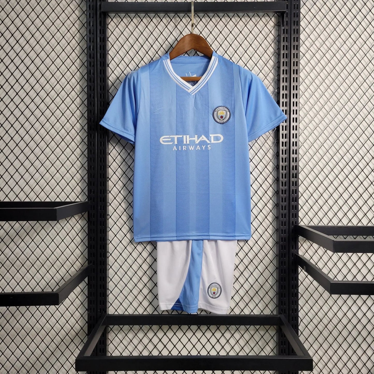 Manchester City maillot Domicile ensemble Enfant 2023 2024 L'Univers Du Maillot