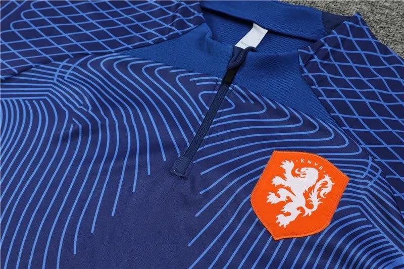 Ensemble Pays Bas Bleu Clair-Foncé 2022 2023 jerseynts