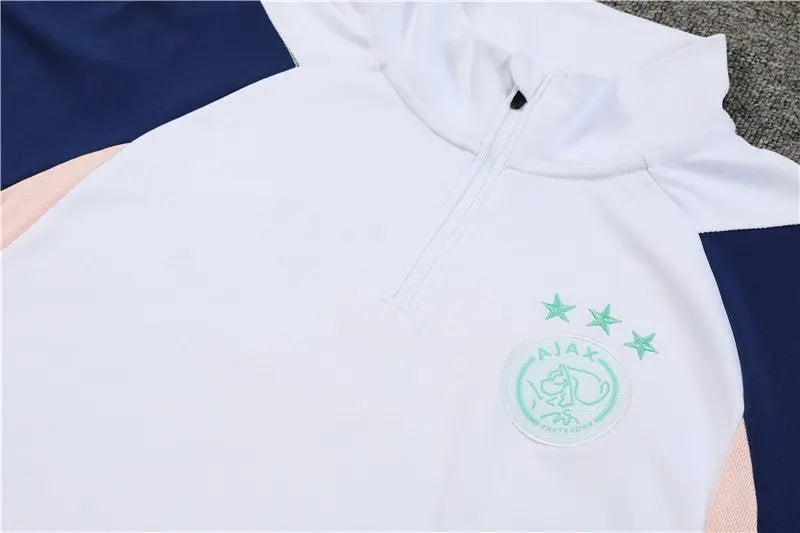 Ensemble Ajax Blanc-Bleu 2023 2024 L'Univers Du Maillot