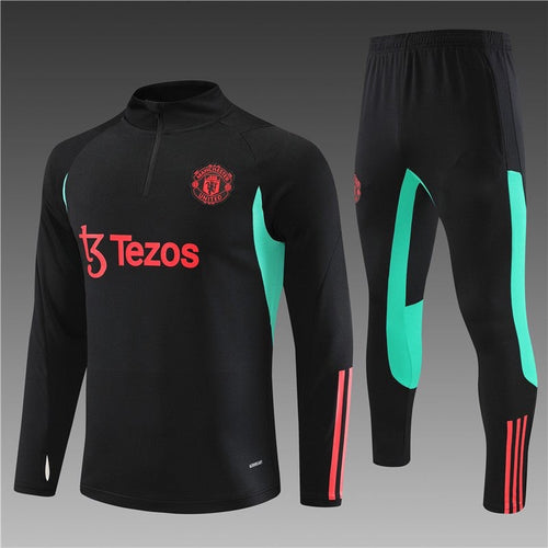 Ensemble Manchester United Noir-Rouge 2023 2024