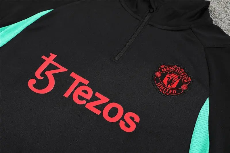 Ensemble Manchester United Noir-Rouge 2023 2024 L'Univers Du Maillot