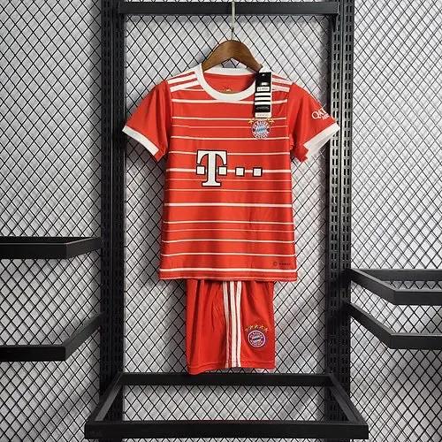 Bayern Munich maillot Domicile ensemble Enfant 2023 2024 jerseynts