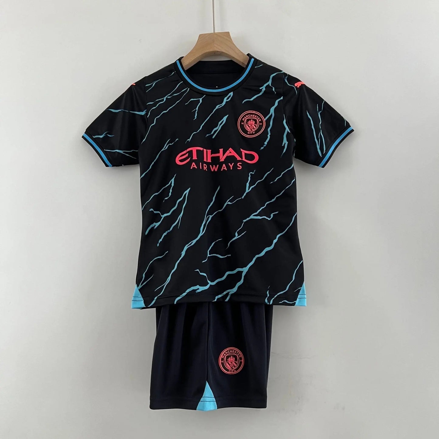 Manchester City maillot third ensemble Enfant 2023 2024 L'Univers Du Maillot