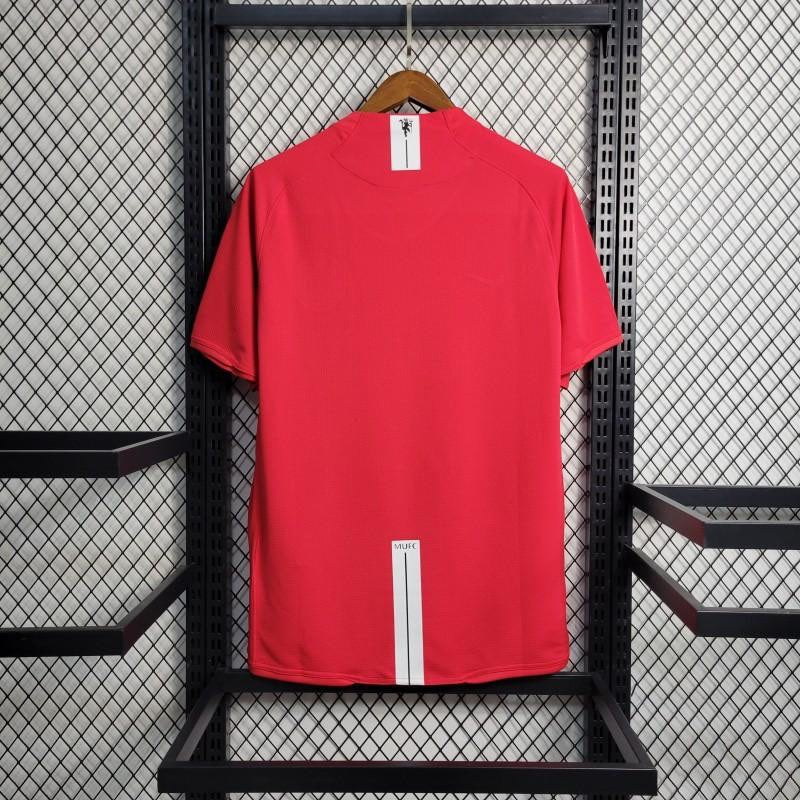 Manchester United maillot Domicile Rétro 2007 2008 jerseynts