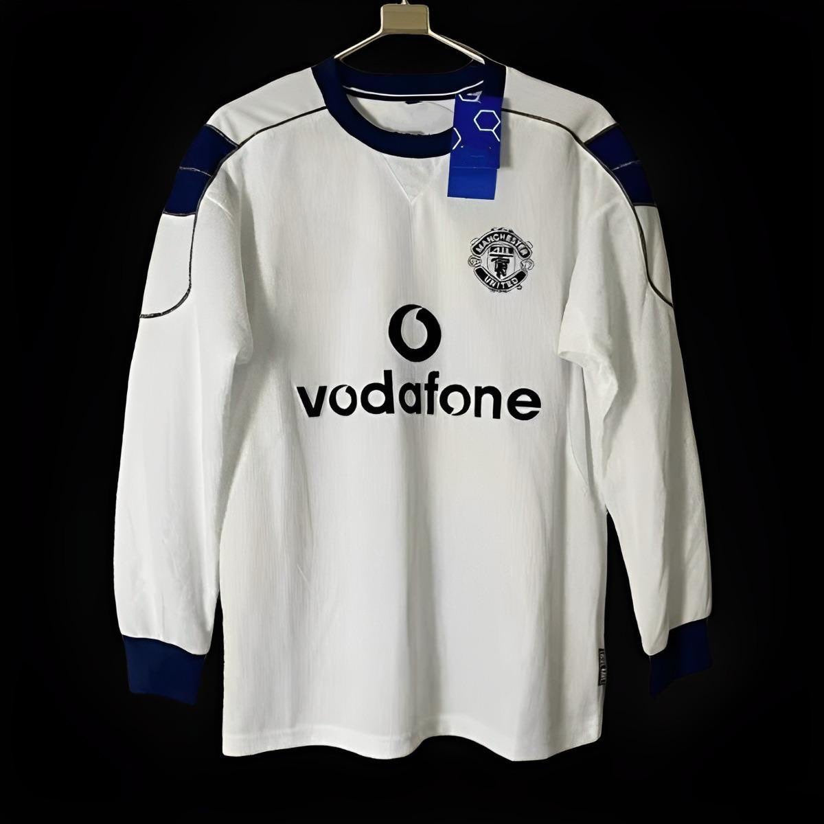 Manchester United maillot extérieur Rétro Manches Longues 2000 2001 jerseynts