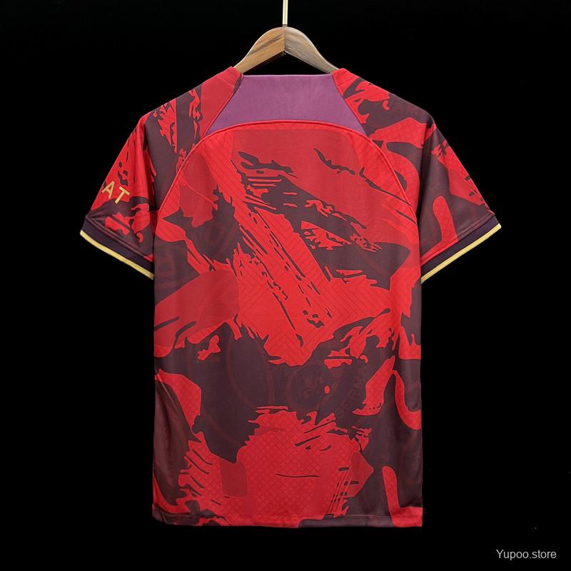 PSG maillot Concept rouge 2023 2024 jerseynts