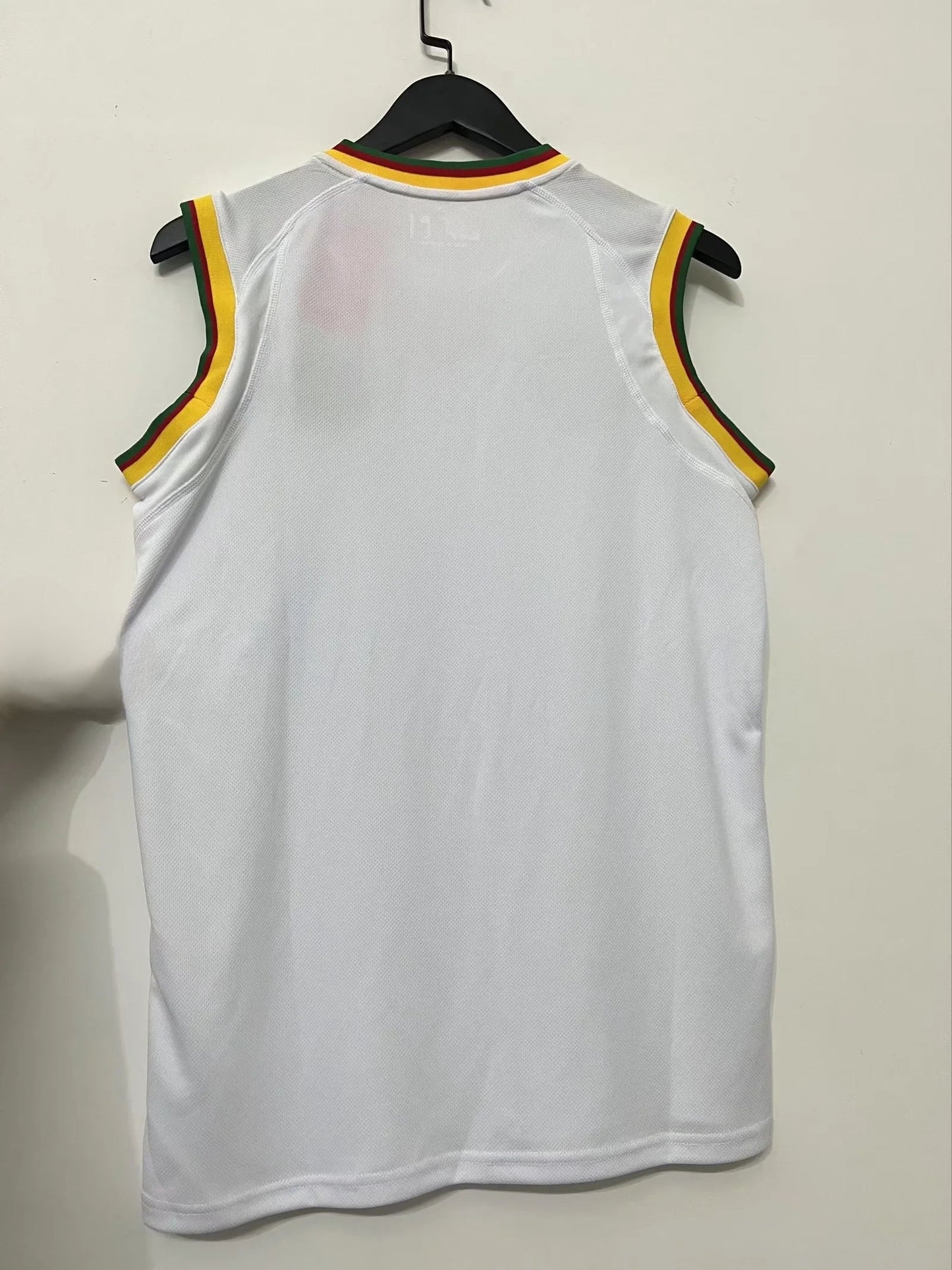 Cameroun maillot blanc sans manche 2002 jerseynts