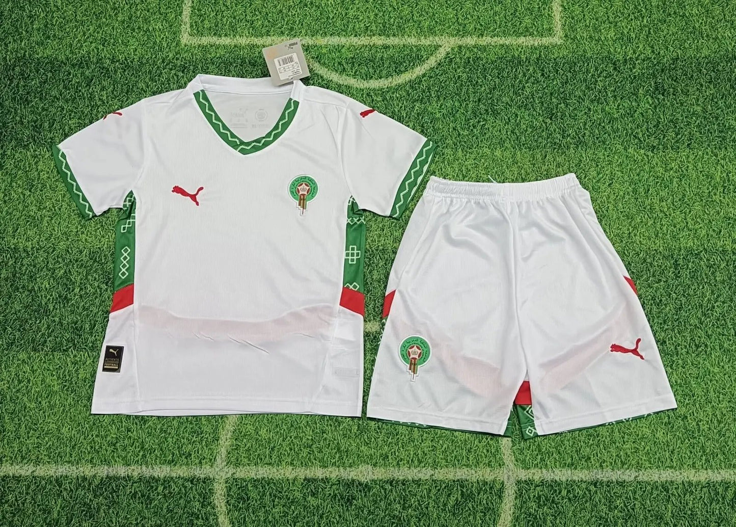 24/25 Ensemble Enfant Maroc Blanc jerseynts