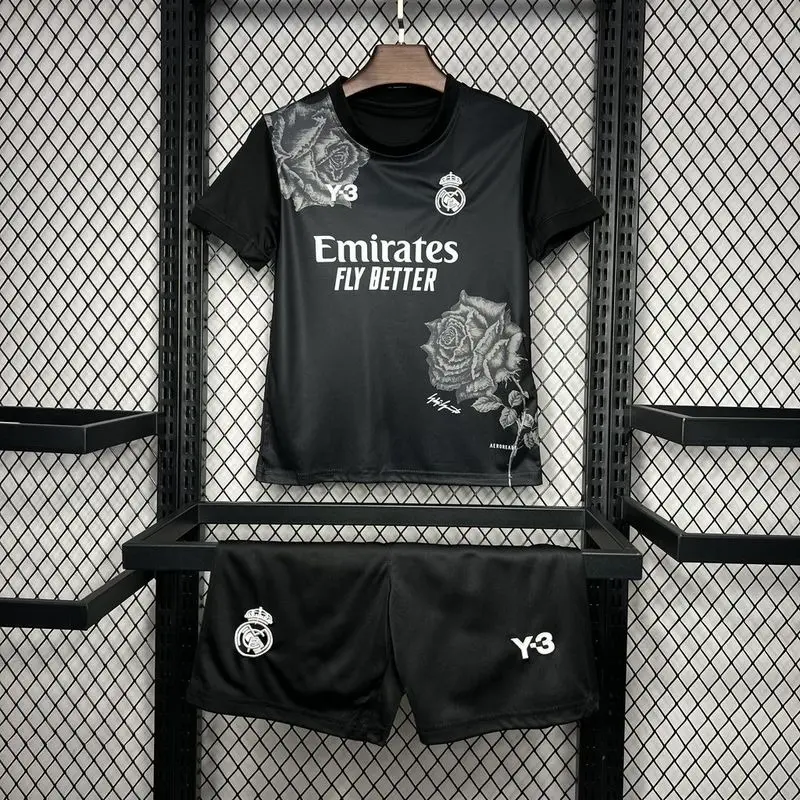 24/25 Ensemble Enfant Real Madrid Noir jerseynts