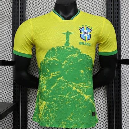 Brésil maillot Édition spéciale version Player Jaune 2023 2024 jerseynts