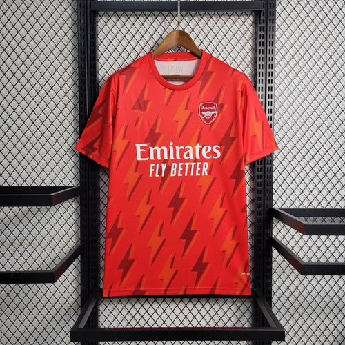 Arsenal maillot entrainement Rouge 2023 2024 jerseynts