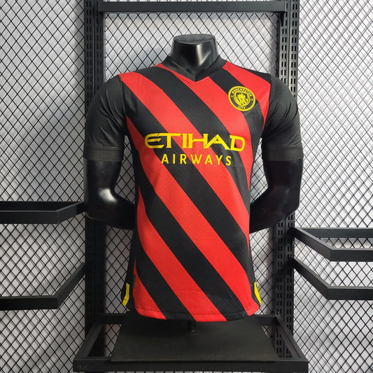 Manchester City away version Player Noir 2022 2023 L'Univers Du Maillot
