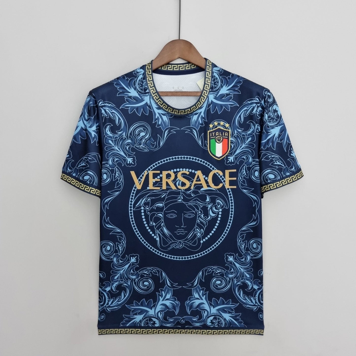 Italy Concept Bleu & Doré 2023 2024 L'Univers Du Maillot