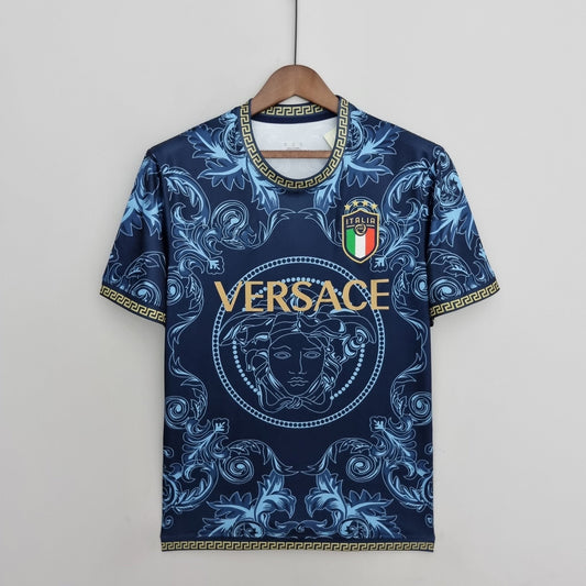Italy Concept Bleu & Doré 2023 2024 L'Univers Du Maillot