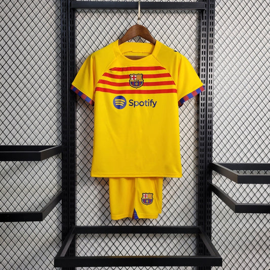 FC Barcelone fourth away ensemble Enfant 2023 2024 L'Univers Du Maillot