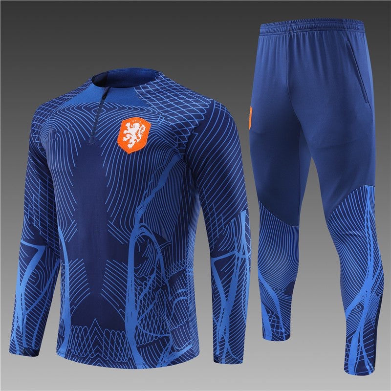 Ensemble Pays Bas Bleu Clair-Foncé 2022 2023 L'Univers Du Maillot