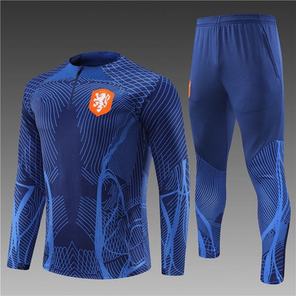 Ensemble Pays Bas Bleu Clair-Foncé 2022 2023 L'Univers Du Maillot