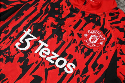 Ensemble Manchester United Rouge-Noir 2023 2024 L'Univers Du Maillot