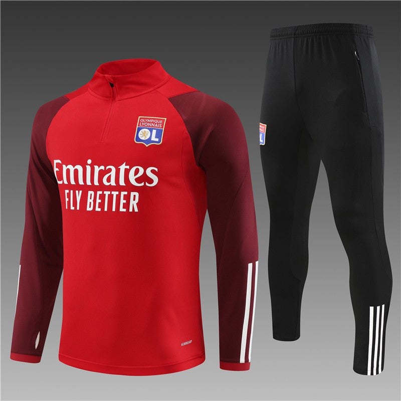 Ensemble Olympique de Lyon Rouge 2023 2024
