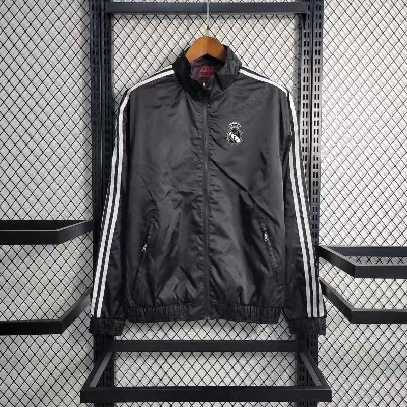 Veste coupe vent Real Madrid Noir 2023 2024 L'Univers Du Maillot