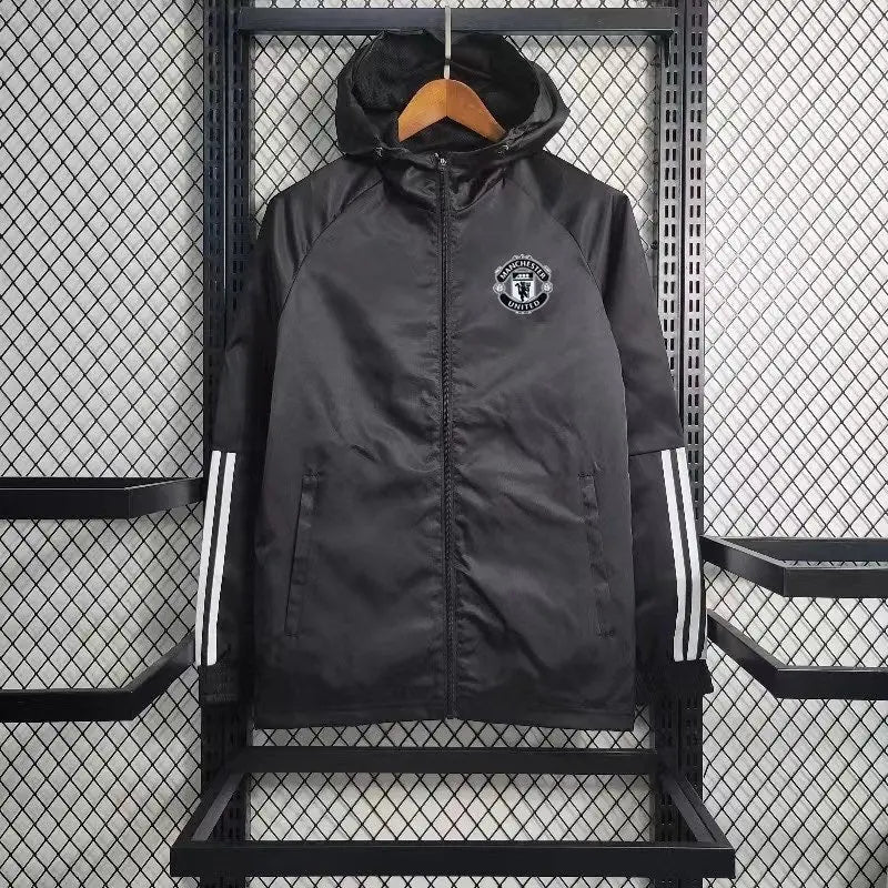 Veste coupe vent Manchester United Noir 2023 2024 L'Univers Du Maillot