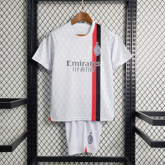 AC Milan maillot Domicile ensemble Enfant 2023 2024 jerseynts