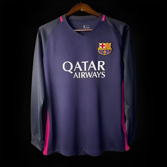 FC Barcelone maillot extérieur Rétro Manches Longues 2016 2017 L'Univers Du Maillot