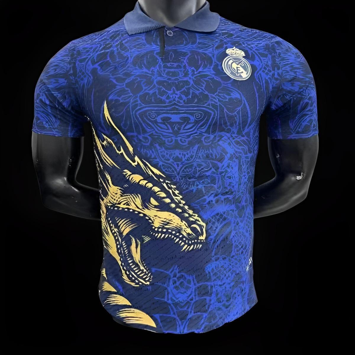 Real Madrid maillot Édition spéciale Dragon Bleu version Player 2023/2024 jerseynts
