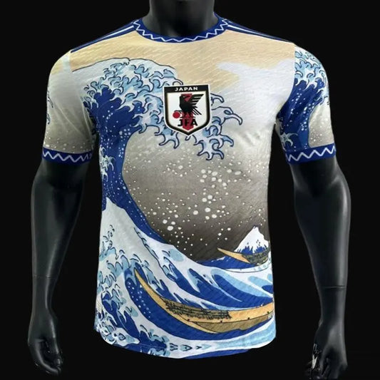 Japon maillot Édition « La Grande Vague de Kanagawa » 2023 2024 L'Univers Du Maillot
