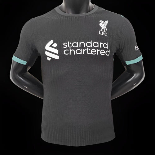Liverpool maillot extérieur version Player Totalement Noir 2023 2024 L'Univers Du Maillot