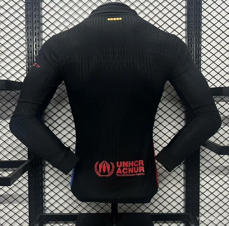 Maillot 24/25 Barcelone Noir Manches Longues L'Univers Du Maillot