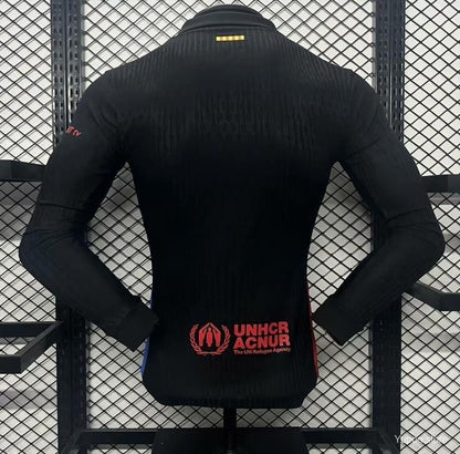 Maillot 24/25 Barcelone Noir Manches Longues L'Univers Du Maillot