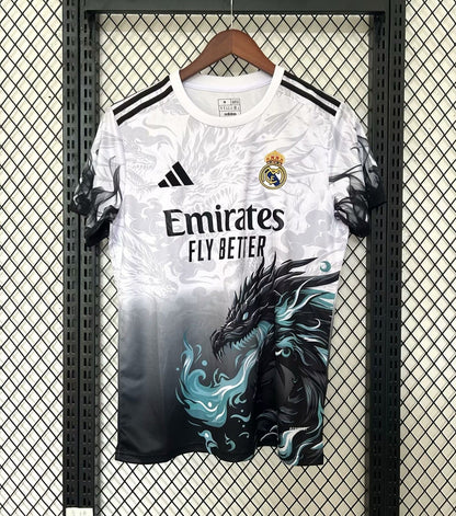Maillot 24/25 Real Madrid Blanc Spécial Dragon