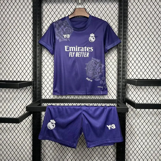 24/25 Ensemble Enfant Real Madrid Violet L'Univers Du Maillot